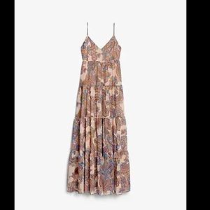 Paisley Tiered Maxi Dress